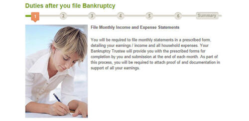 How to File Bankruptcy Step 1